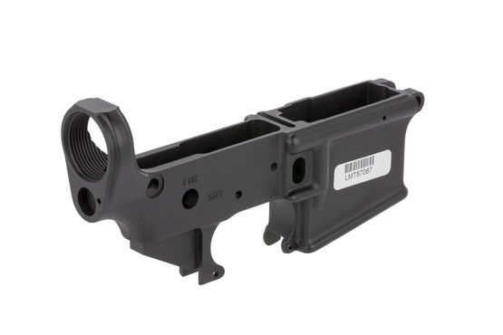 Lewis Machine & Tool Defender stripped ar-15 lower receiver is forged out of 7075 aluminum
